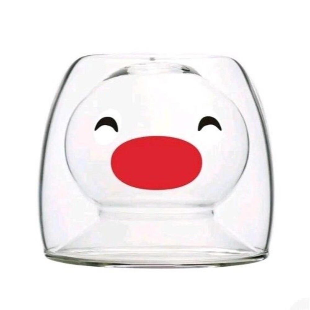 Pingu Double Wall Glasses (Smiling Face) GLRK2178 PG JPN LTD Penguin Cute Goods